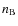 $n_{\rm B}$