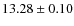 $13.28\pm0.10$