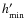 $h'_{\rm min}$
