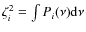 $\zeta_i^2 = \int P_i(\nu) \rm d\nu$