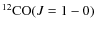 $^{12}{\rm CO}(J=1-0)$
