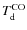 $T_{\rm d}^{\rm CO}$