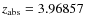 $z_{\rm abs}=3.96857$