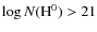 $\log
N({\rm H}^0)>21$