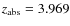 $z_{\rm abs}=3.969$