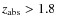 $z_{\rm abs}>1.8$