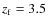$z_{\rm f}=3.5$