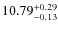 $10.79^{\rm +0.29}_{-0.13}$