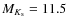 $M_{K_{\rm s}} = 11.5$