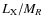 $L_{\rm X}/M_{R}$