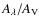 $A_{\lambda}/A_{\rm V}$