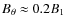 $B_{\theta} \approx 0.2 B_1$
