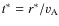$t^{*} = r^{*}/ v_{\rm A}$