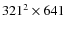 $321^2 \times 641$