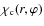 $\chi_{\rm c}(r,\varphi)$