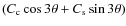 $(C_{\rm c}\cos3\theta + C_{\rm s}\sin3\theta)$