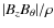 $\vert B_z B_\theta\vert / \rho$