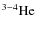$\rm ^{3-4}He$