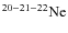 $\rm ^{20-21-22}Ne$