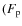 $(F_{\rm p}$
