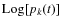 ${\rm Log}[p_k(t)]$