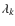 $\lambda _k$