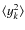 $\langle y^2_k\rangle$