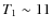 $T_1\sim 11$