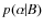 $p(\alpha\!\!\mid\!\! B)$