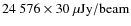 $24~576 \times 30~{\rm\mu Jy/beam}$