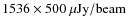 $1536 \times 500~{\rm\mu Jy/beam}$