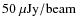 $50~{\mu\rm Jy/beam}$