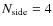 $N_{\rm side} = 4$