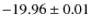 $-19.96\pm0.01$