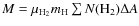 $M=\mu_{{\rm H_2}}m_{{\rm H}}\sum N({\rm H_{2}})\Delta A$