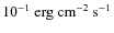 $\rm 10^{-1}~erg~cm^{-2}~s^{-1}$