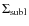 $\Sigma_{\rm subl}$