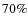 $\rm 70\%$
