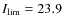 $I_{\rm lim}=23.9$