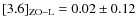 $[3.6]_{\rm ZO - L}=0.02\pm0.12$