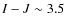 $I-J\sim3.5$