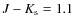 $J-K_{\rm
s}=1.1$