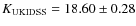 $K_{\rm UKIDSS}=18.60\pm0.28$