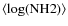 ${\langle \log({\rm
NH2})\rangle }$