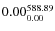 $\rm0.00 {_{ 0.00}^{ 588.89}}$