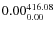 $\rm0.00 {_{ 0.00}^{ 416.08}}$