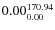 $\rm0.00 {_{ 0.00}^{ 170.94}}$