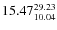 $\rm 15.47 {_{10.04}^{ 29.23}}$