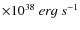 ${\times
10^{38}~erg~s^{-1}}$