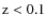 ${\rm z} < 0.1$
